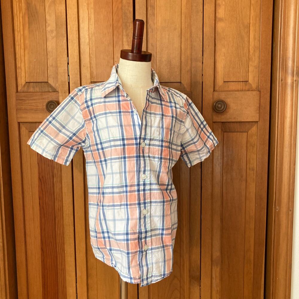 The Children’s Place Boys Plaid Buttondown, Size 7/8